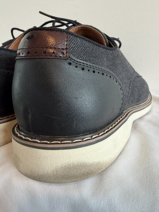 STEVE MADDEN Derby Oxford Lace Up Canvas Black Shoes 11.5 main image 7